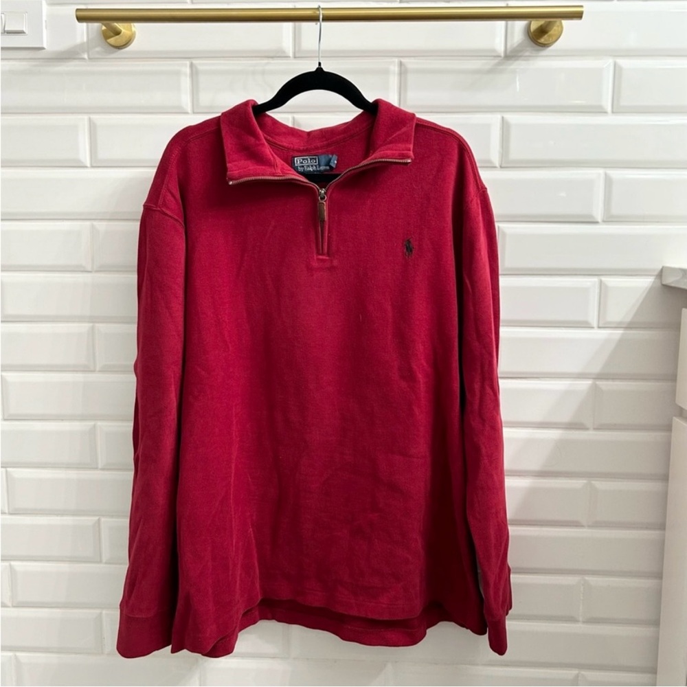 XXL Polo by Ralph Lauren Mens Quarter Zip Pullover Sweater